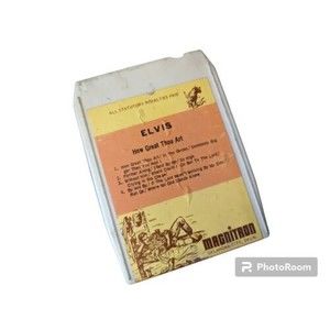 Rare Cover Elvis Presley How Great Thou Art 8 Track Tape Cartridge Magnitron1017